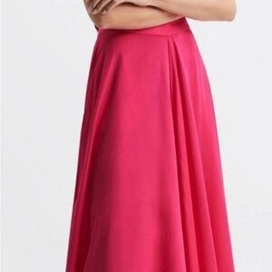 Reiss Fuchsia Maxi Skirt